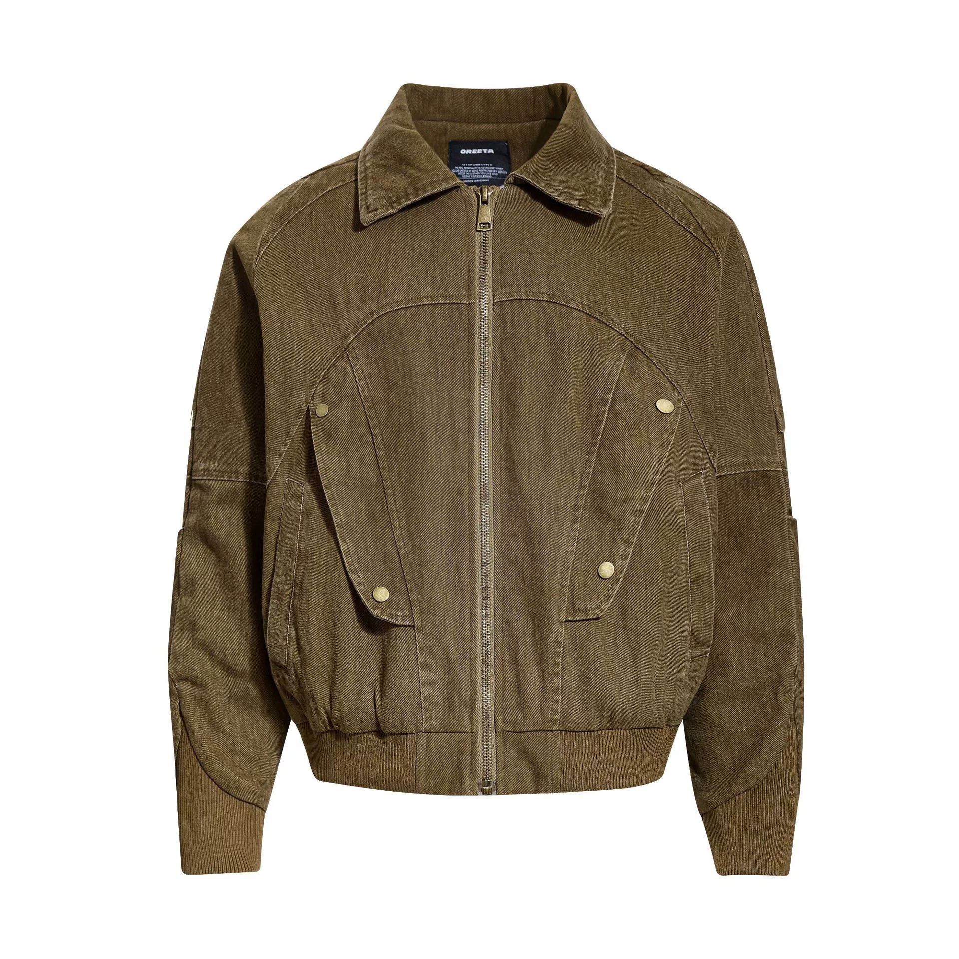 main_151 OREETA Casual Polyester Zip-Up Autumn Jacket - Image 151