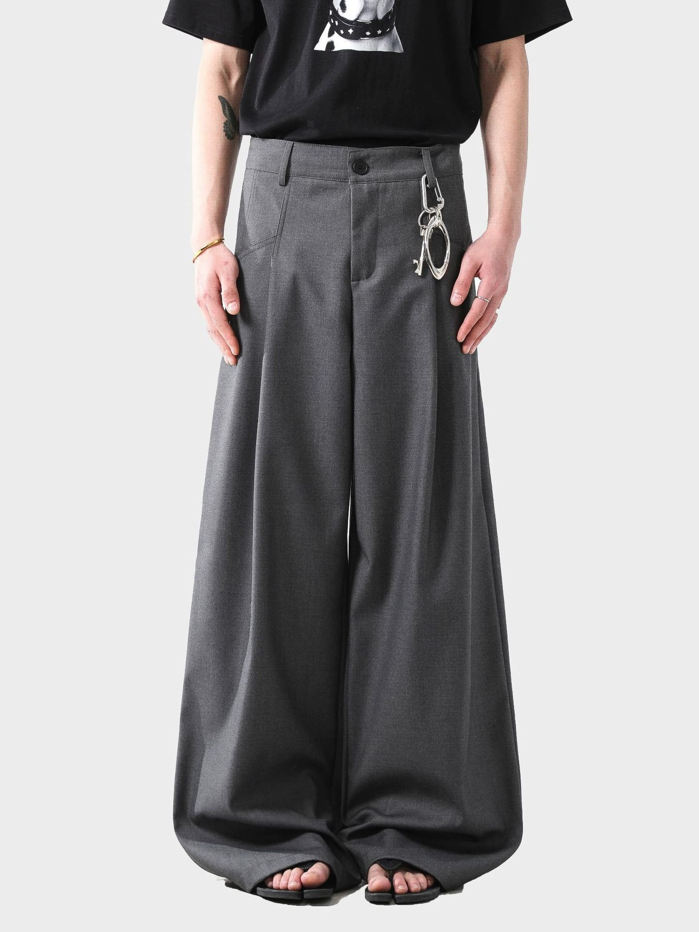 main_2 Men's Premium Wrinkle-Design Casual Straight Pants - Image 2