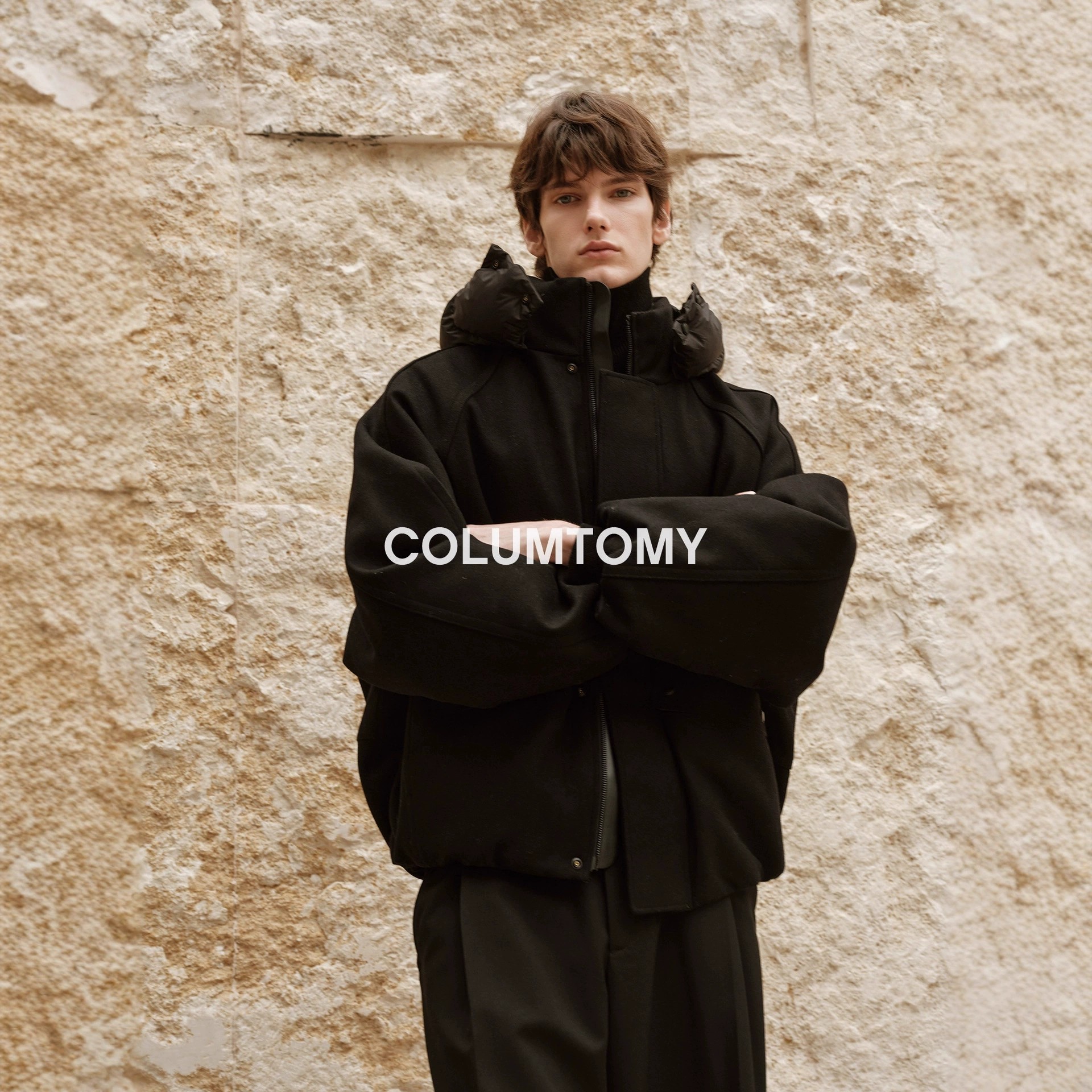 main_2 Men's 90% White Duck Down Hooded Winter Jacket - Image 2