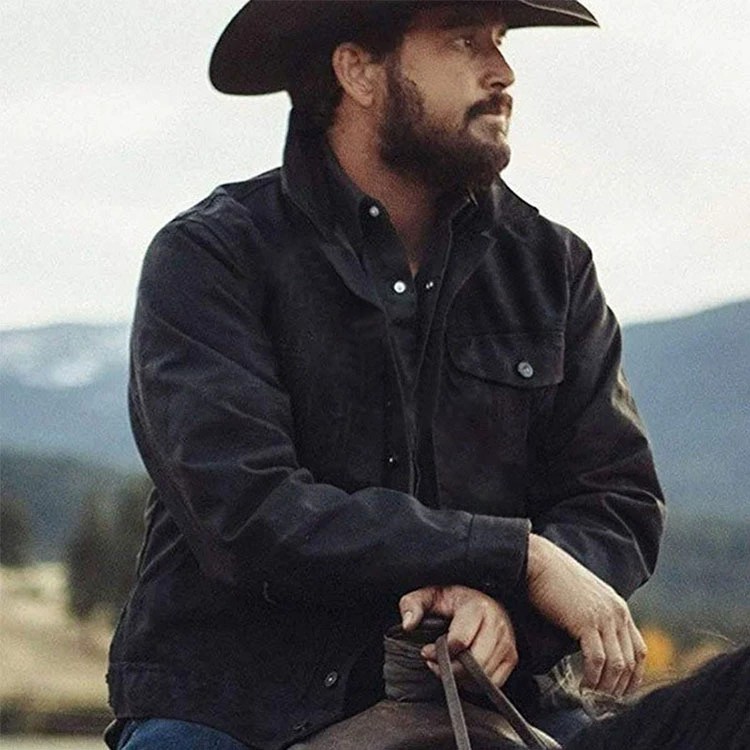 main_2 Men's Cotton Dad Jacket with Pocket Detail - Image 2