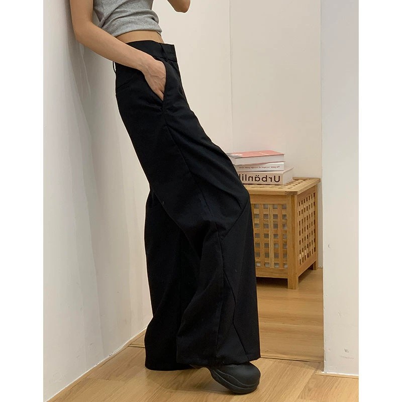 main_3 High-Waist Wide-Leg Cargo Pants for Couples - Image 3