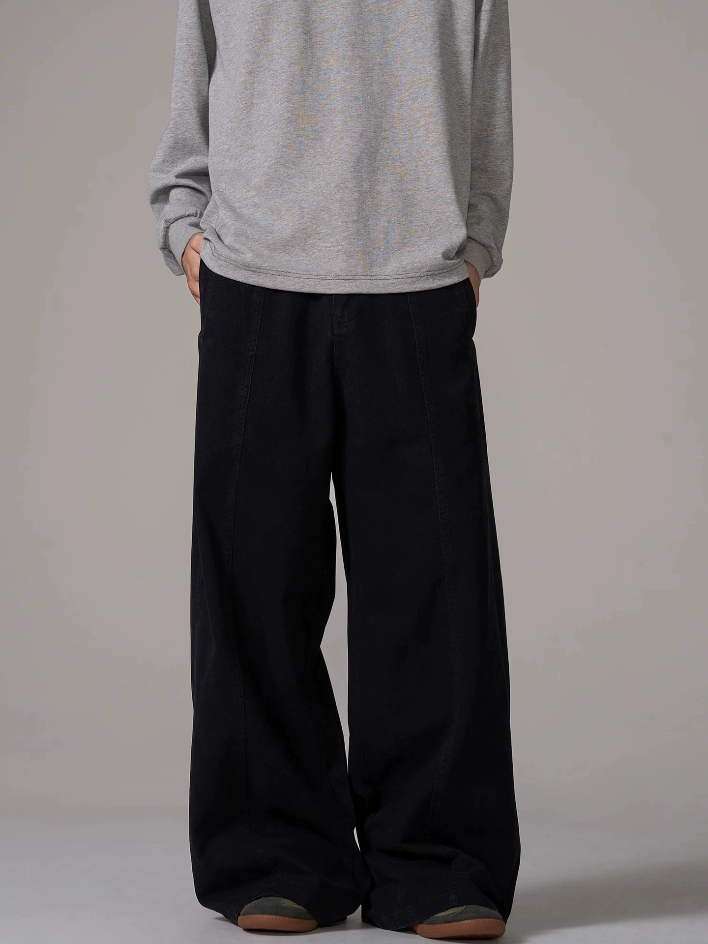 main_4 Vintage Wide-Leg Straight Cotton Denim Jeans - Image 4