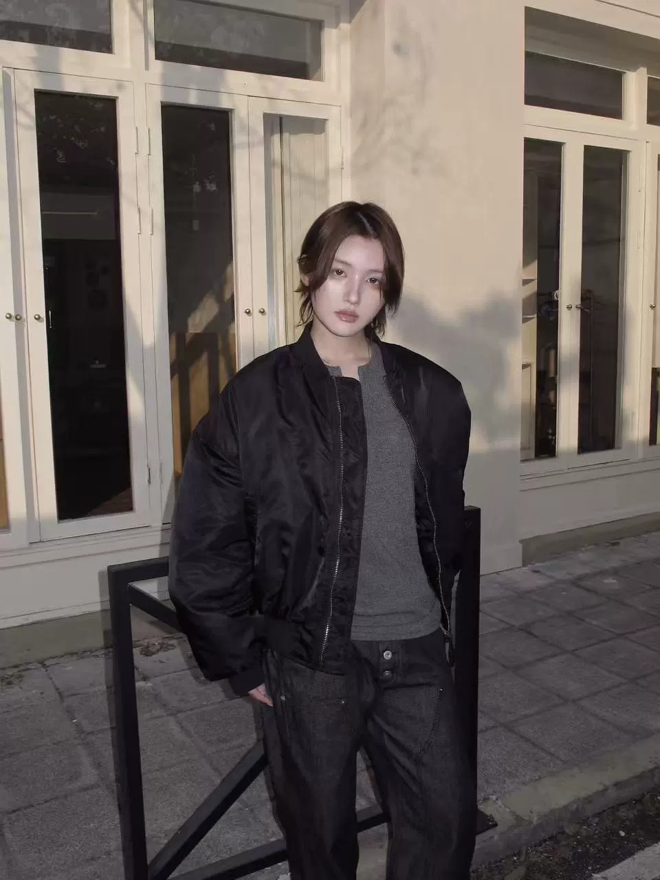 main_4 EME Alpha Velvet Bomber Jacket Winter Thick Coat - Image 4