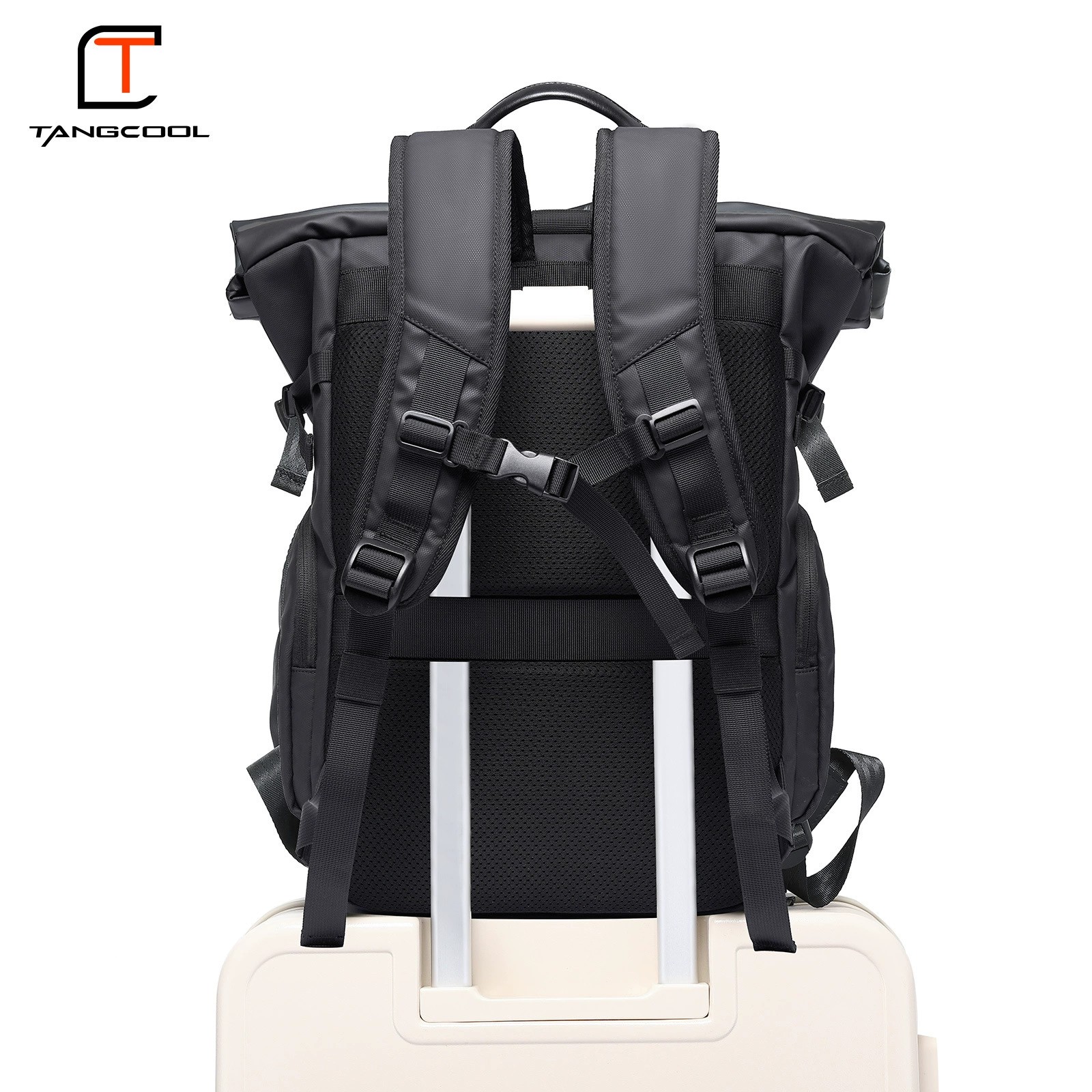 main_4 Tangcool Waterproof Oxford Fabric Men's Laptop Backpack - Image 4
