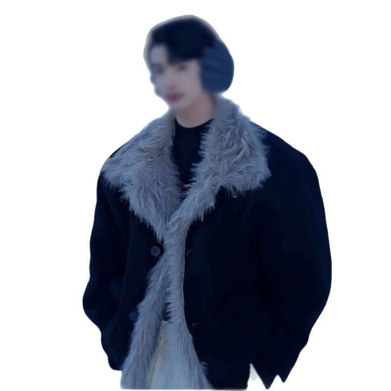 main_5 Men's Casual Thick Cotton Zip-Up Jacket - Image 5