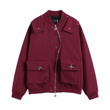 main_50 OREETA Casual Polyester Zip-Up Autumn Jacket - Image 50