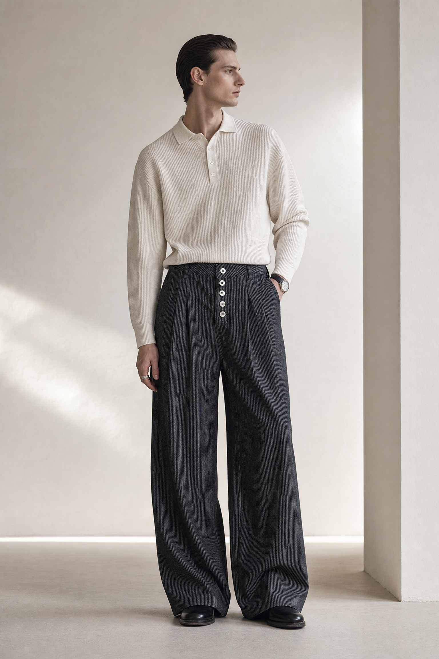 1000044433279 pants clean drape lookbook 04 1000044433279 pants clean drape lookbook 04