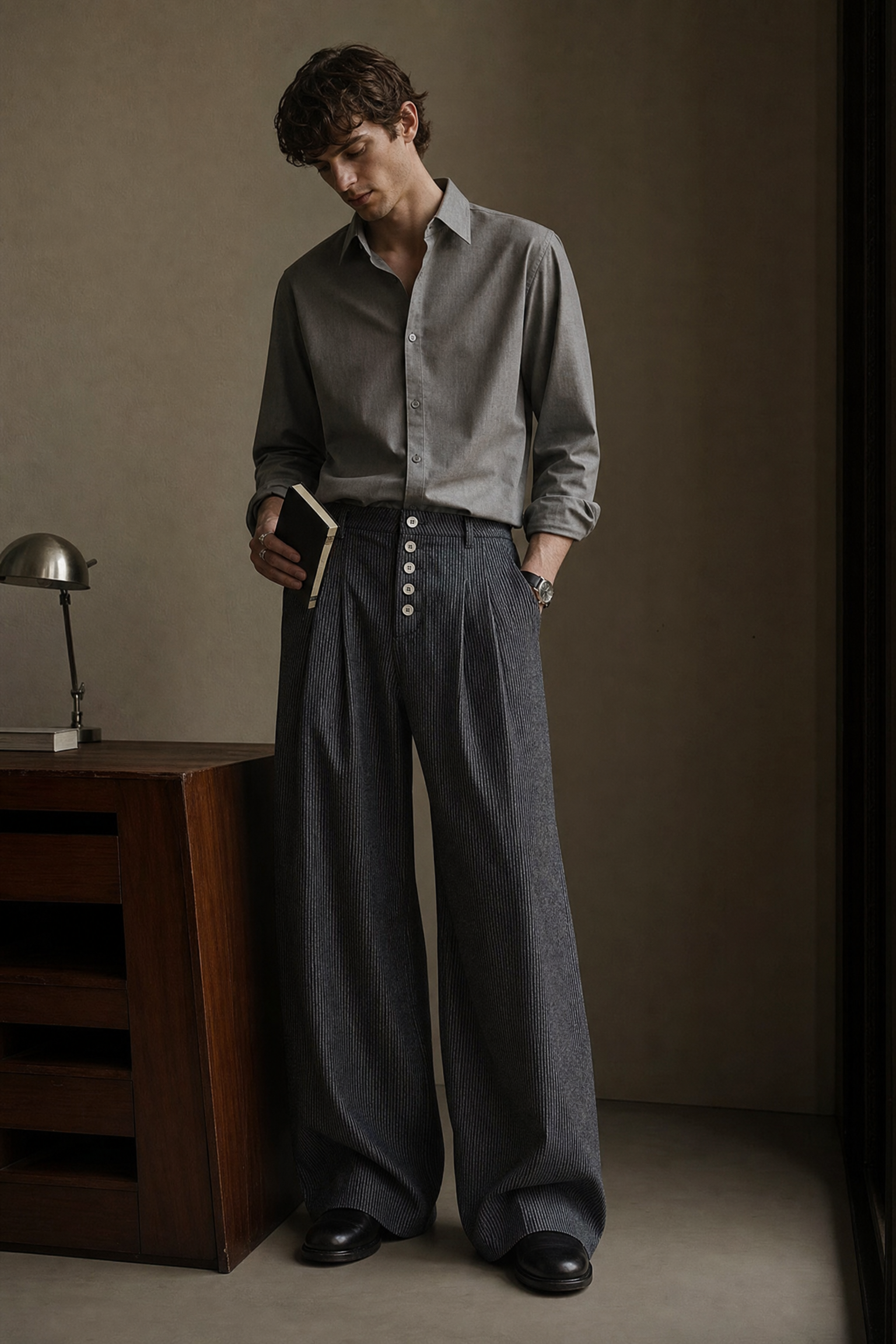 1000044433279 pants clean drape lookbook 05 1000044433279 pants clean drape lookbook 05