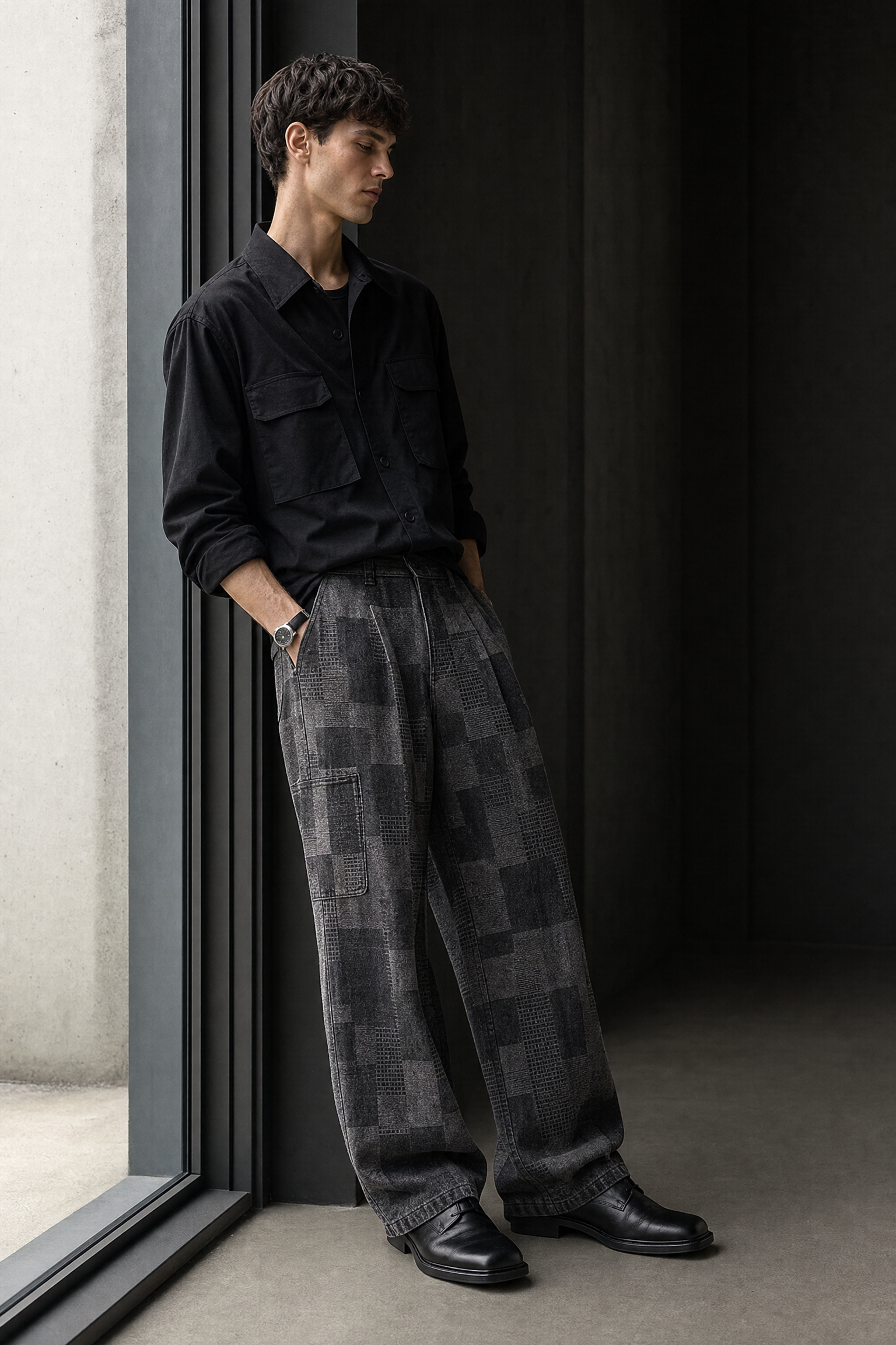 659005912326 pants dark cargo lookbook 02 659005912326 pants dark cargo lookbook 02
