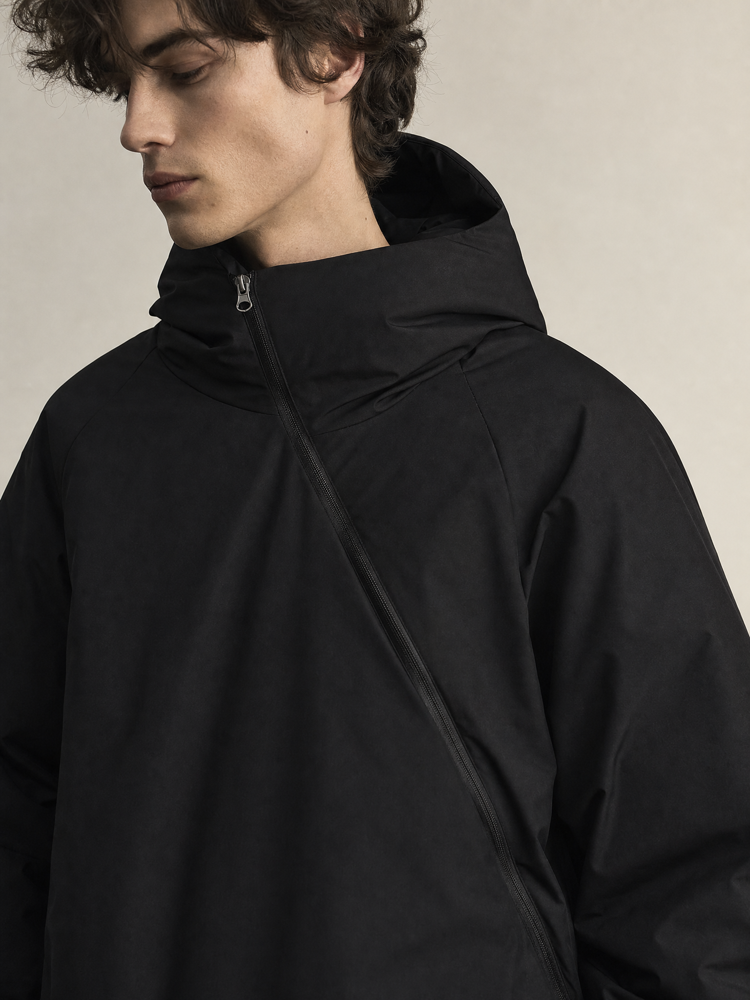 MADEEXTREME Streetwear Black White Duck Down Jacket MADEEXTREME Streetwear Black White Duck Down Jacket detail