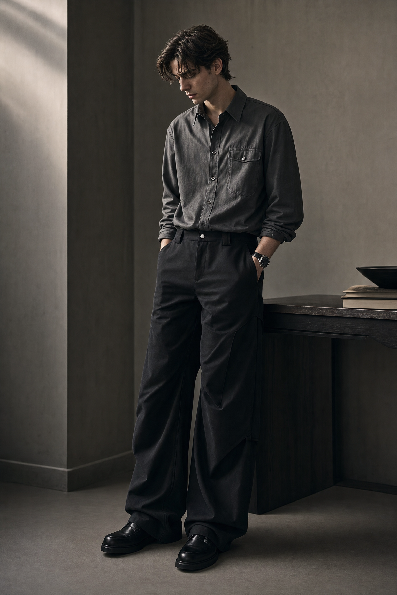 782347754512 pants dark cargo lookbook 05 782347754512 pants dark cargo lookbook 05