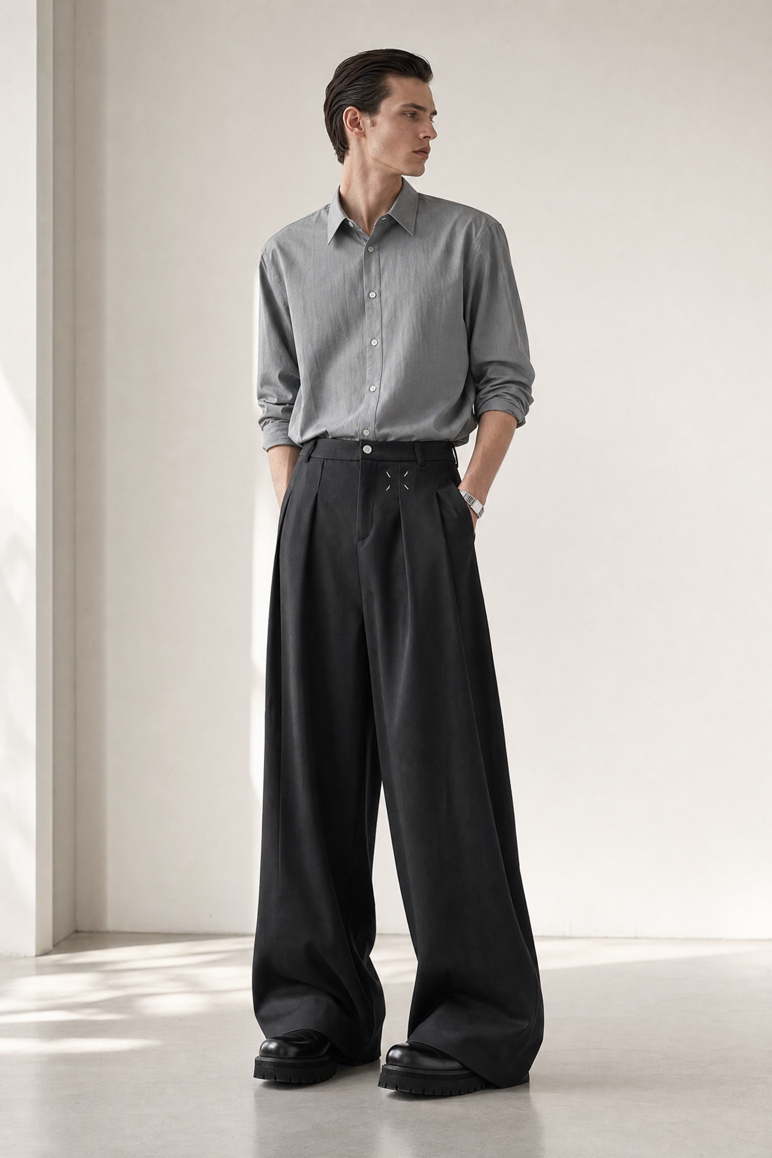 834758538576 pants clean drape lookbook 04 834758538576 pants clean drape lookbook 04