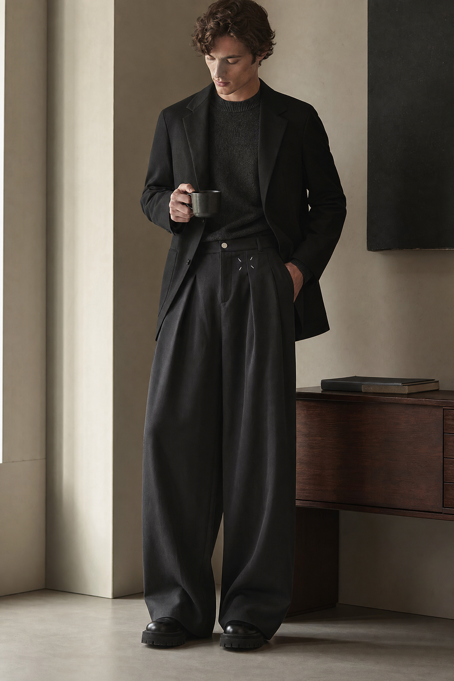 834758538576 pants clean drape lookbook 05 834758538576 pants clean drape lookbook 05