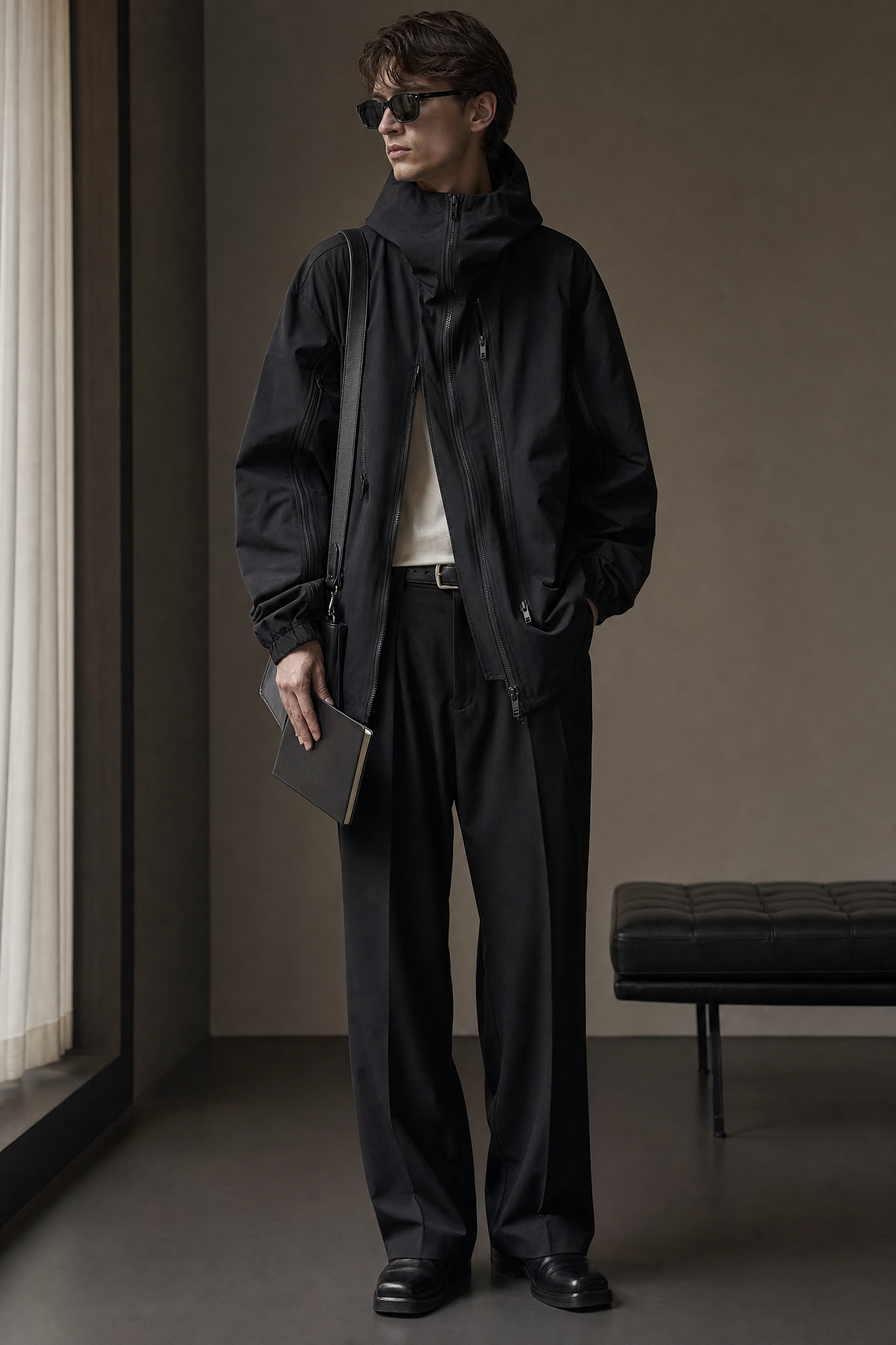 838305318704 top dark minimal jacket dark lookbook 04 838305318704 top dark minimal jacket dark lookbook 04
