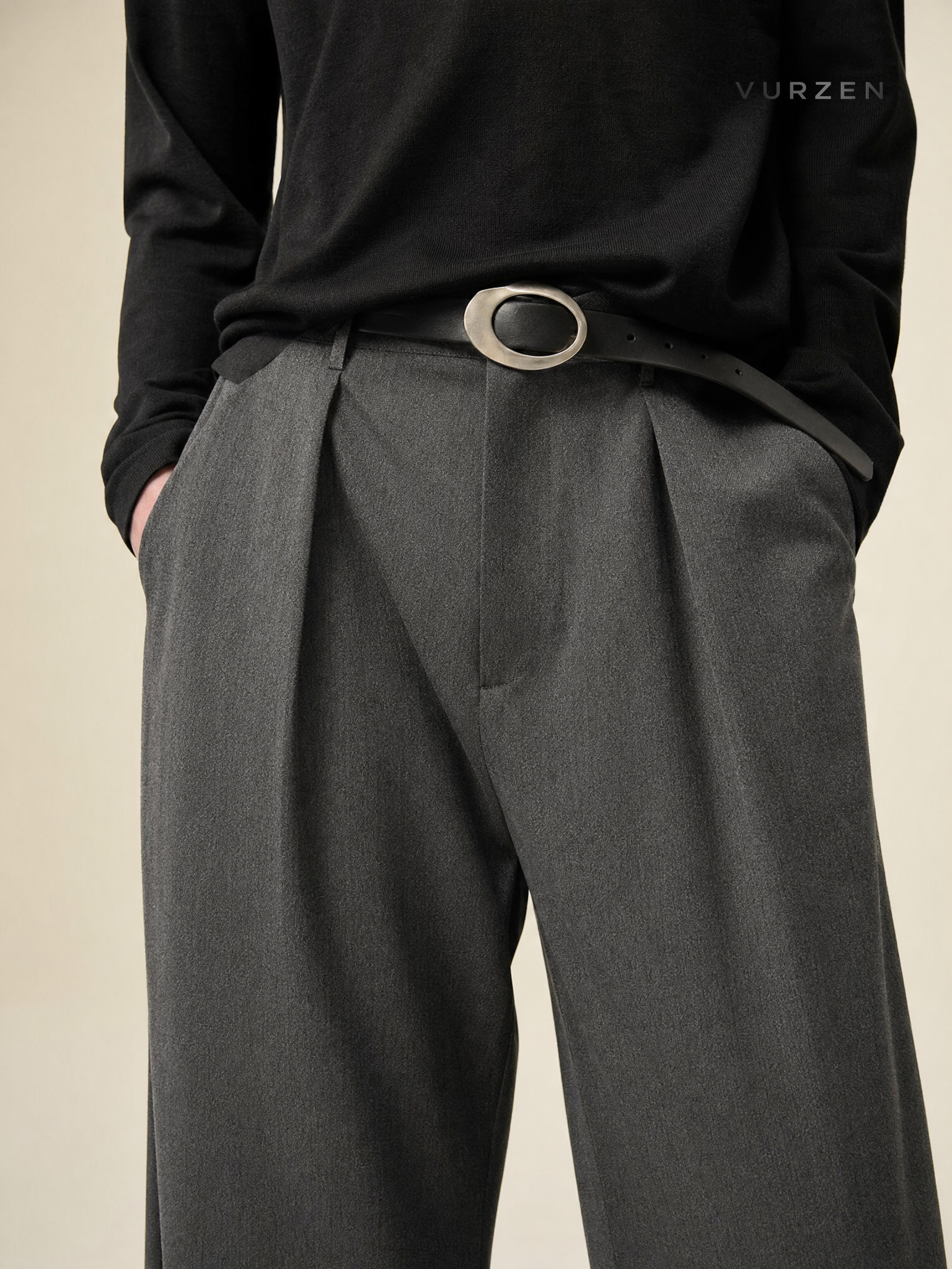 2025 Cleanfit Wide-Leg Casual Suit Pants 2025 Cleanfit Wide-Leg Casual Suit Pants detail