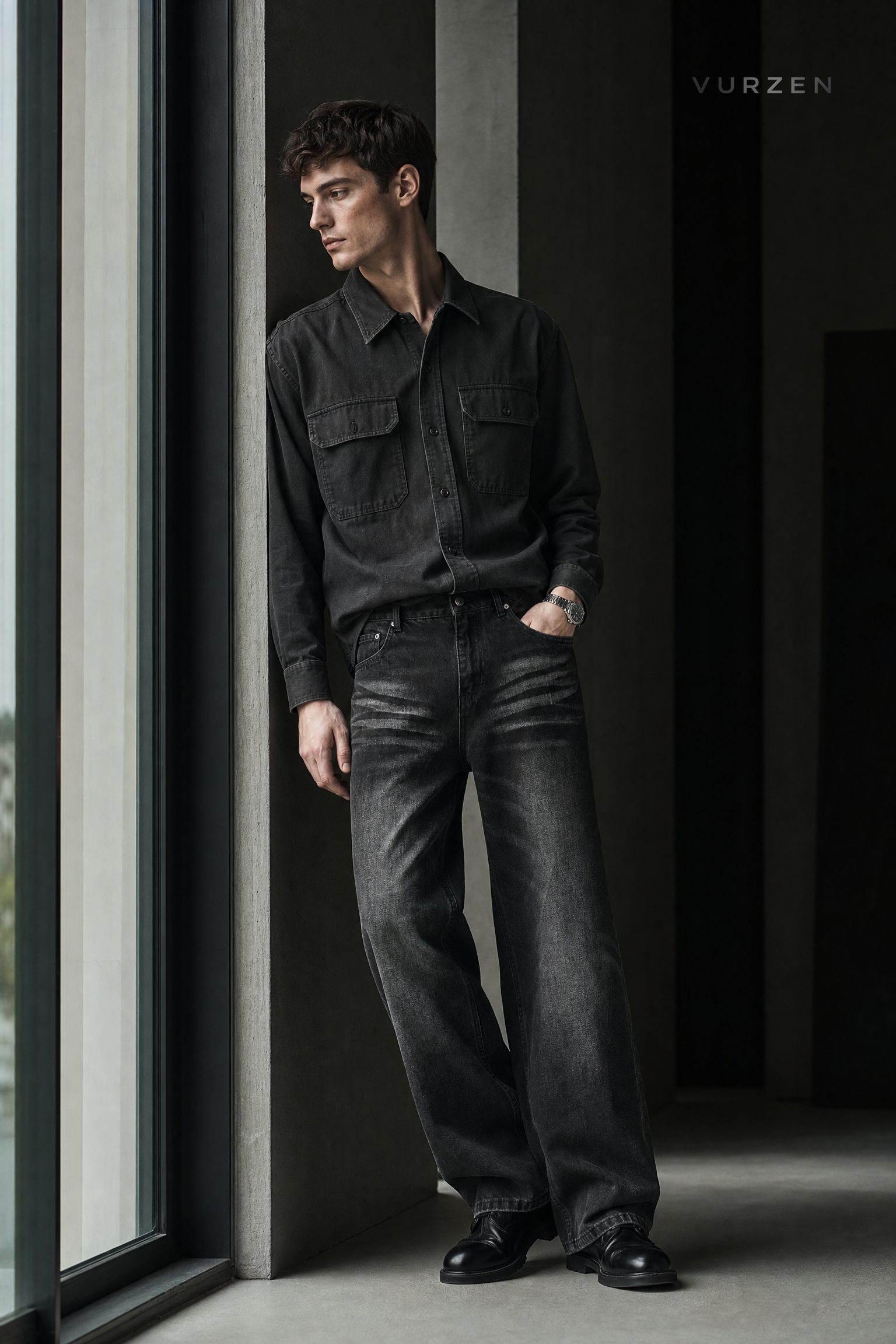 957661719148 pants dark cargo lookbook 02 957661719148 pants dark cargo lookbook 02