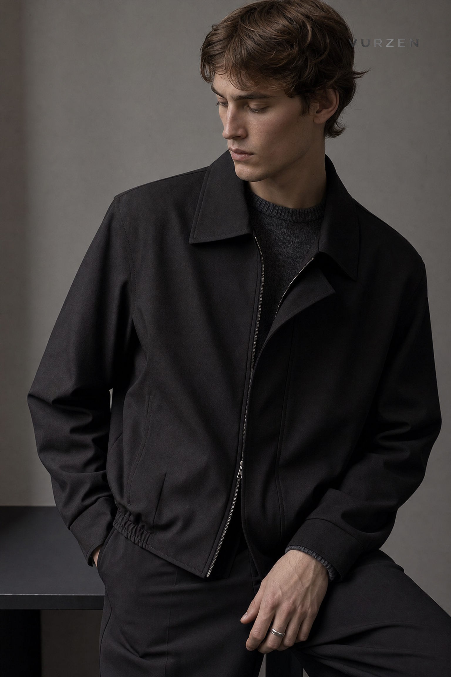 964698607431 top dark minimal jacket dark lookbook 05 964698607431 top dark minimal jacket dark lookbook 05