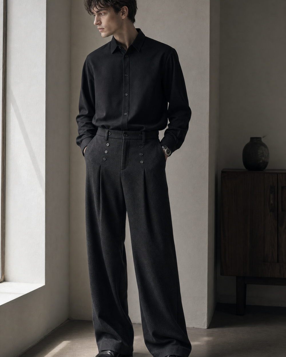 983133805417 pants clean drape lookbook 01
